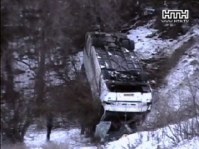 В Крыму перевернулся рейсовый автобус. Жертв нет