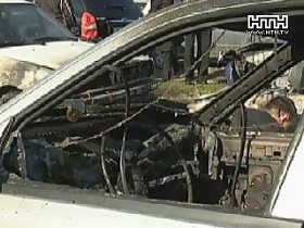 В Ужгороде за одну ночь сгорело 6 машин