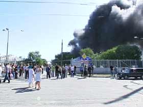 Пожар на АвтоЗАЗе: взорвался один из складов