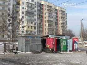 В Харькове сгорел киоск вместе с продавщицей внутри