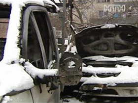 Причиной пожара на автостоянке в Киеве мог быть поджог