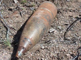 В Ивано-Франковской области женщина нашла на огороде три десятка снарядов
