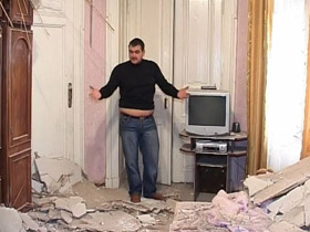 У квартирі в самому центрі Івано-Франківська стеля обвалилася на голови людей