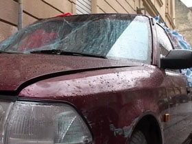 Во Львове водитель сбил парня, после заявил в милицию об угоне автомобиля