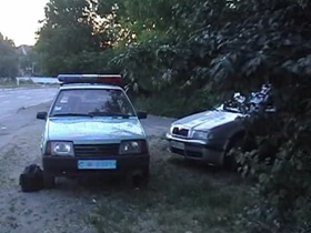 У Житомирі затриманий даішниками водій просидів у автівці всю ніч