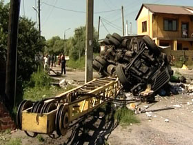 В результате ДТП погиб 22-летний водитель "КрАЗа"