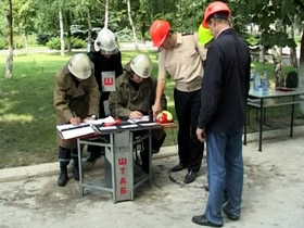 На Харьковщине на Змиевской ТЭС провели учения по ликвидации пожара