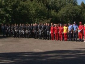 Во Львове провели учения: тренировались усмирять футбольних болельщиков