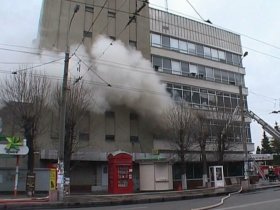 У Луцьку загорівся головний універмаг міста