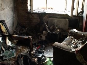 На Ровенщине трое детей и пенсионер едва не погибли в огне