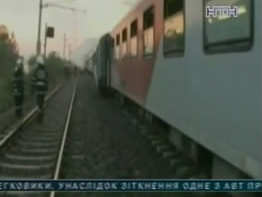 В Австрії селевий потік зупинив потяг