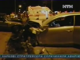 В Харькове гонки "крутых" автомобилей закончились страшной аварией