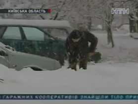 МЧСовцы помогают жителям Киевщины справляться со снегом