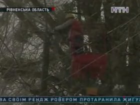 В Ровенской области непогода обесточила более полсотни населенных пунктов.