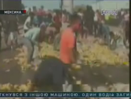 Мексиканцы благодаря ДТП получили бесплатное пиво