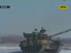 У Росії під час навчань згорів танк