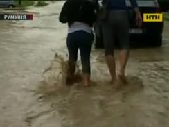 Юг Румынии страдает от наводнения