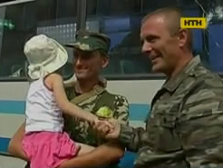 На Волинь з зони АТО повернулися бійці Нацгвардії