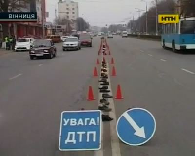 В Виннице творчески агитируют за безопасность движения