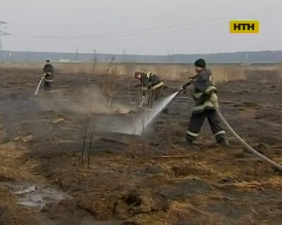 Під Києвом знову горять торфовища