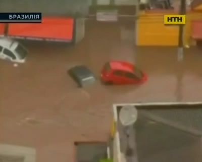 Передмістя Сан-Паулу залиті водою