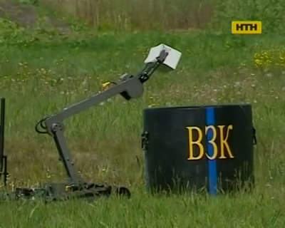 Учения по взрывотехнике в Киевской области