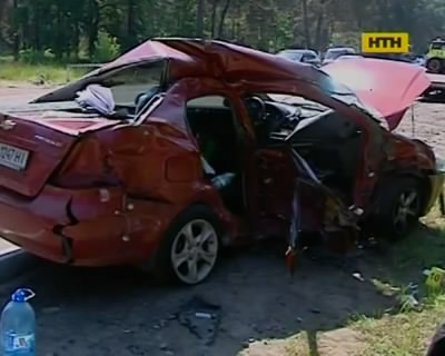 Страшная авария под Киевом