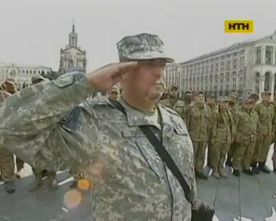 Бійці батальйону СІЧ прийшли у відпустку з Мар'їнки