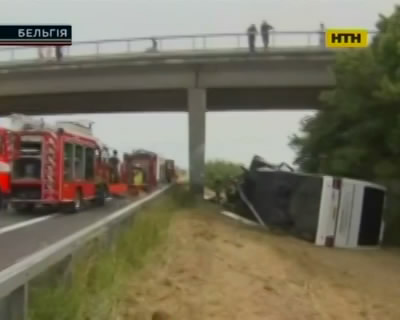 Британские школьники-экскурсанты попали в аварию в Бельгии