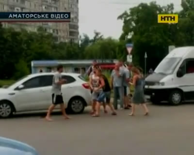 Опасная "зебра" в Харькове