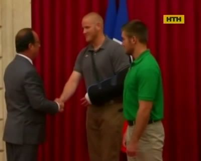 У Франції нагородили туристів, котрі знешкодили озброєного терориста