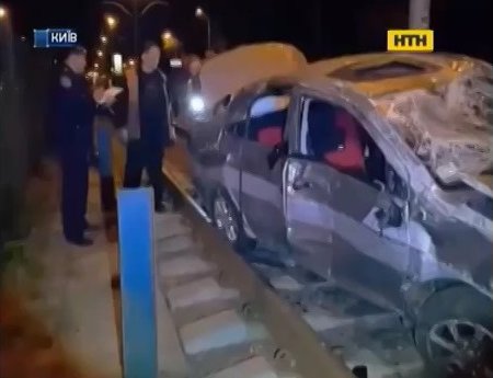 У Києві п'яний водій спровокував ДТП