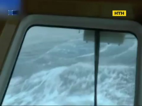 Ужасный шторм в Северном море