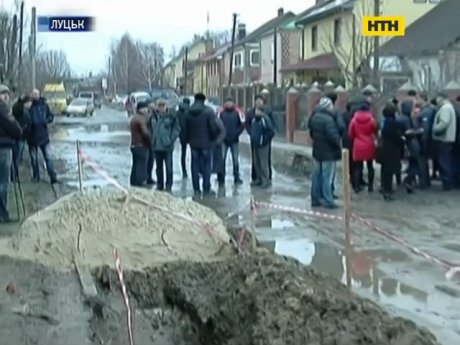 Авария на газопроводе в Луцке едва не закончилась катастрофой