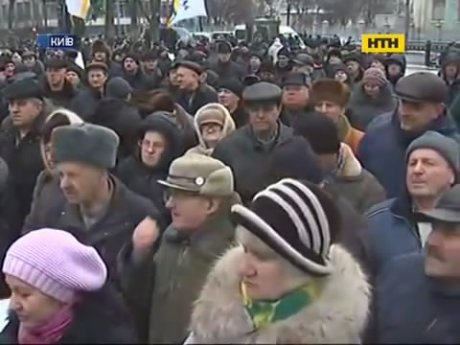 Пенсіонери МВС у столиці знову вимагали підвищення пенсій
