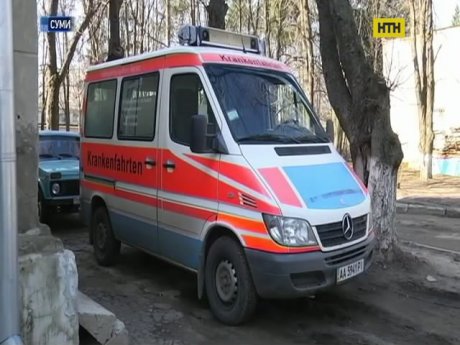 Сумскую скорую оштрафовали за проблесковые маячки