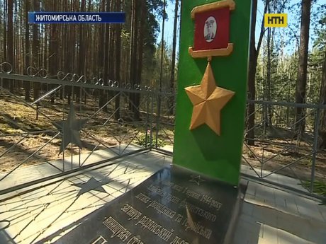 Никто не забыт - на Житомирщине восстановили памятник летчику-герою