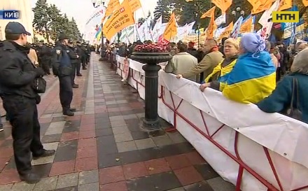 Центр Києва повністю перекритий