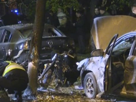 Новые подробности ночного взрыва в Соломенском районе Киева