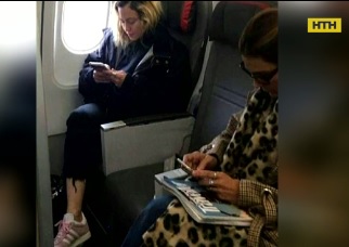 Мадонна летіла в економ-класі з Лондона в Лісабон