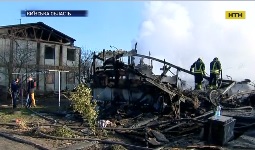 Пожежа у Демидові: 12 родин залишилися без житла