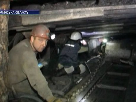 Забастовка шахтеров под землей