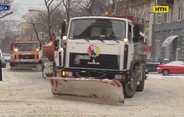 Одессу накрыл снежный циклон