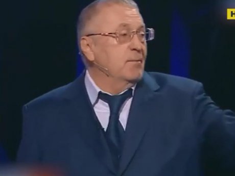 Жириновський нецензурно облаяв Собчак у прямому ефірі