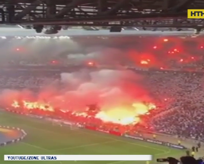 Футбольные фаны разгромили стадион в Лионе
