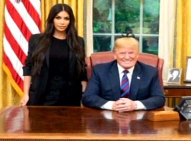Ким Кардашьян встретилась с Трампом