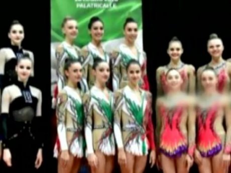 Українські гімнастки вибороли золоті медалі в Італії
