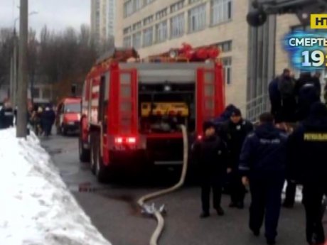 В столице произошел пожар в корпусе Национального авиационного университета