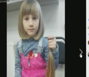 8-річна одеситка підстриглася заради допомоги онкохворим дітям