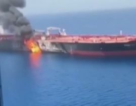 Американські військові опублікували відео нападів на нафтові танкери в Оманській затоці